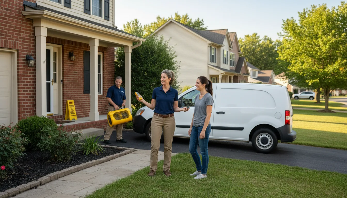 Water restoration image for Dehumidification And Cleanup Services in Brownsville, TN